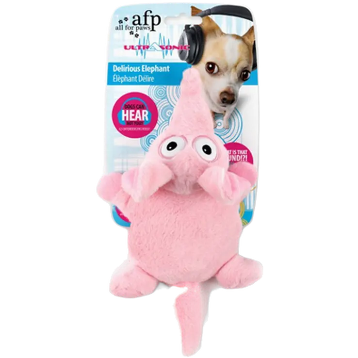 Ultrasonic Delirium Elephant Dog Toy