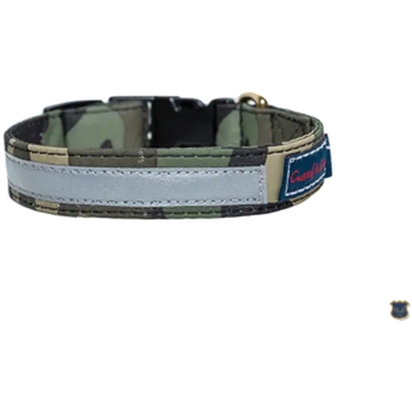 Hundhalsband Ställbart Reflex Camouflage 16-20cm