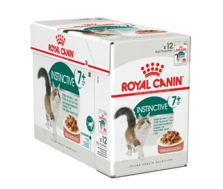 Instinctive 7+ Gravy Ageing Våtfoder för katt 85 g x 12 st