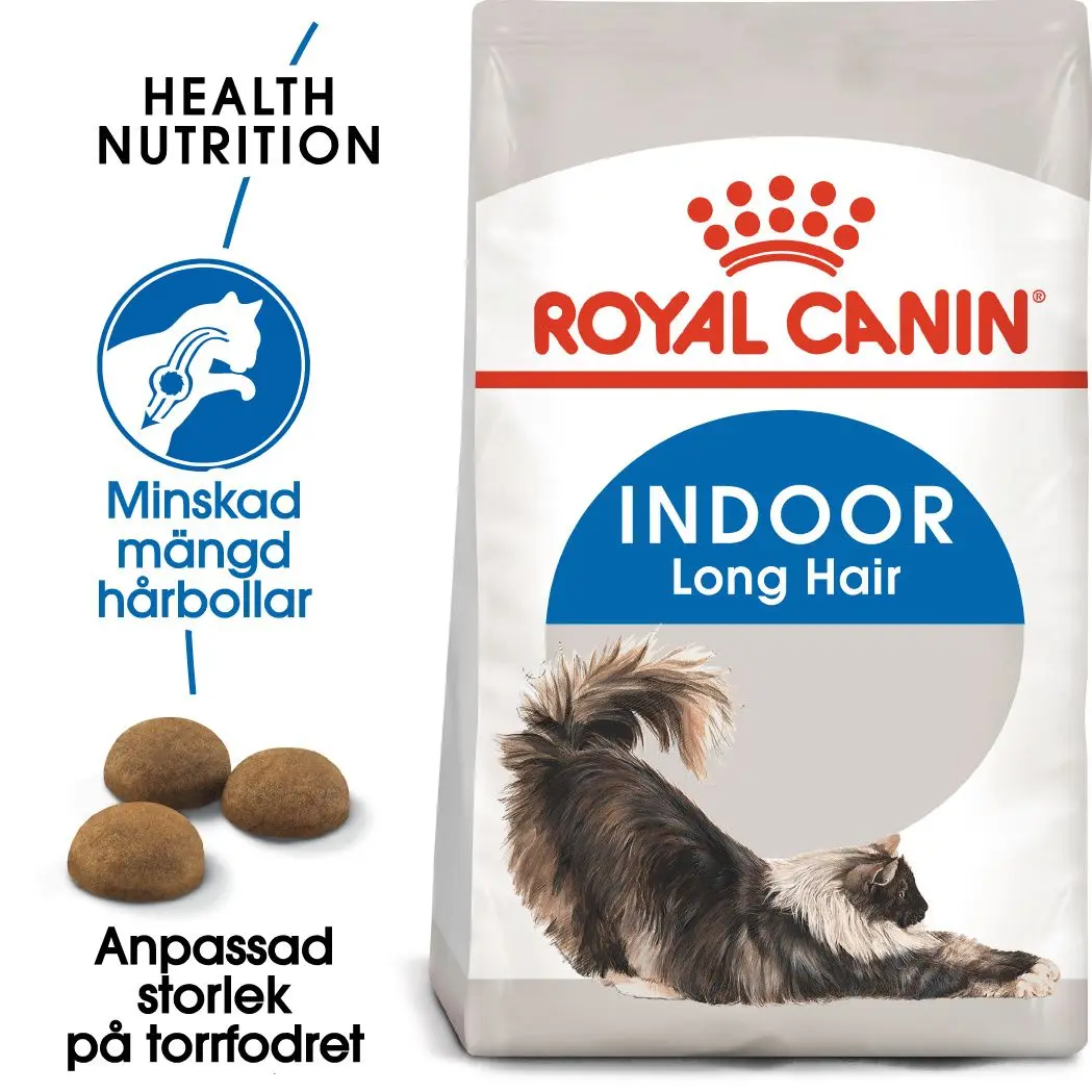 Indoor Long Hair Adult Torrfoder för katt