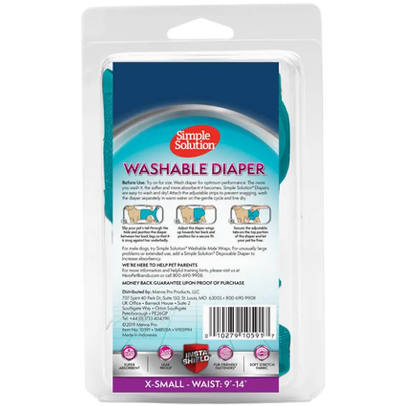 Washable Reusable Diaper Female Dog