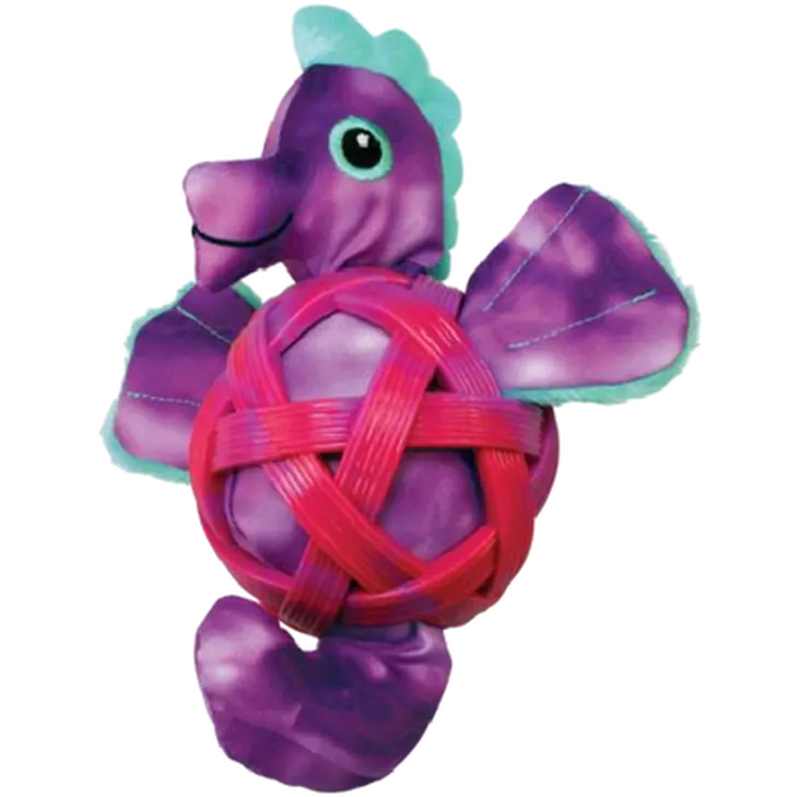 Sea Shells Seahorse Dog Toy