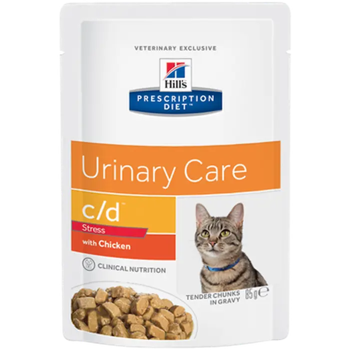 c/d Urinary Stress Chicken Pouch - Wet Cat Food
