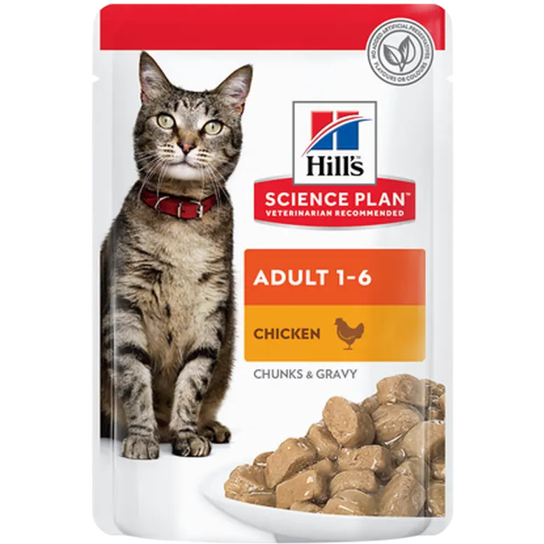 Adult Chicken Ocean Fish Beef Pouch - Wet Cat Food