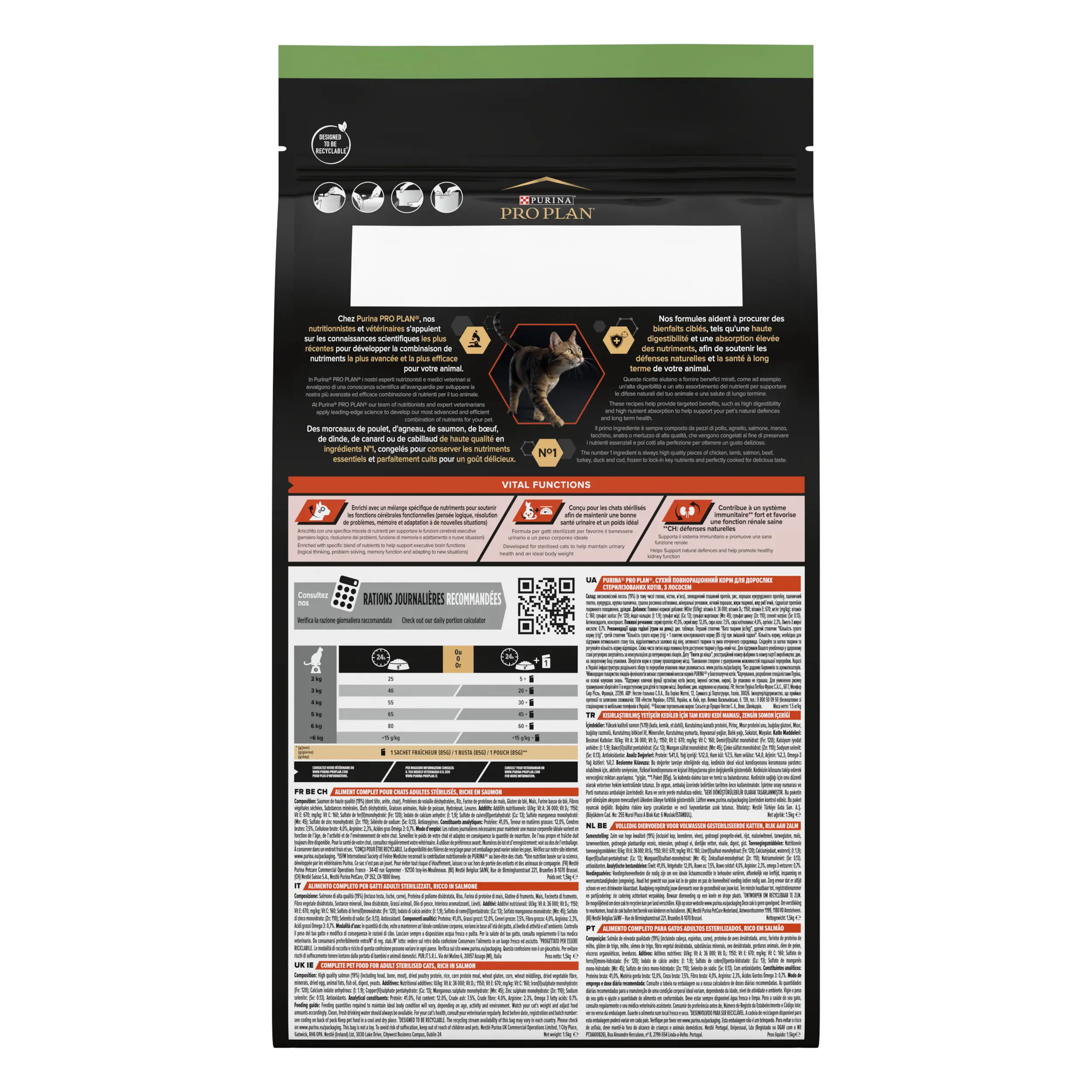 Cat Sterilised Vital Function Salmon