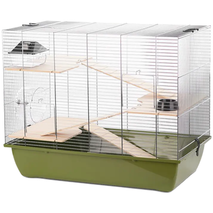 Rodent Dwelling Natural Charlie - Cage With Accessories