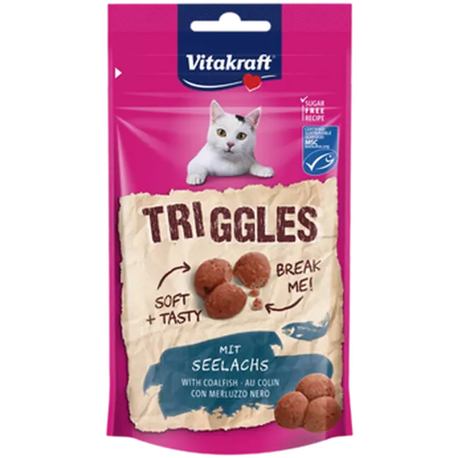 Triggles Sej Cat Treats - Kattgodis Fisk