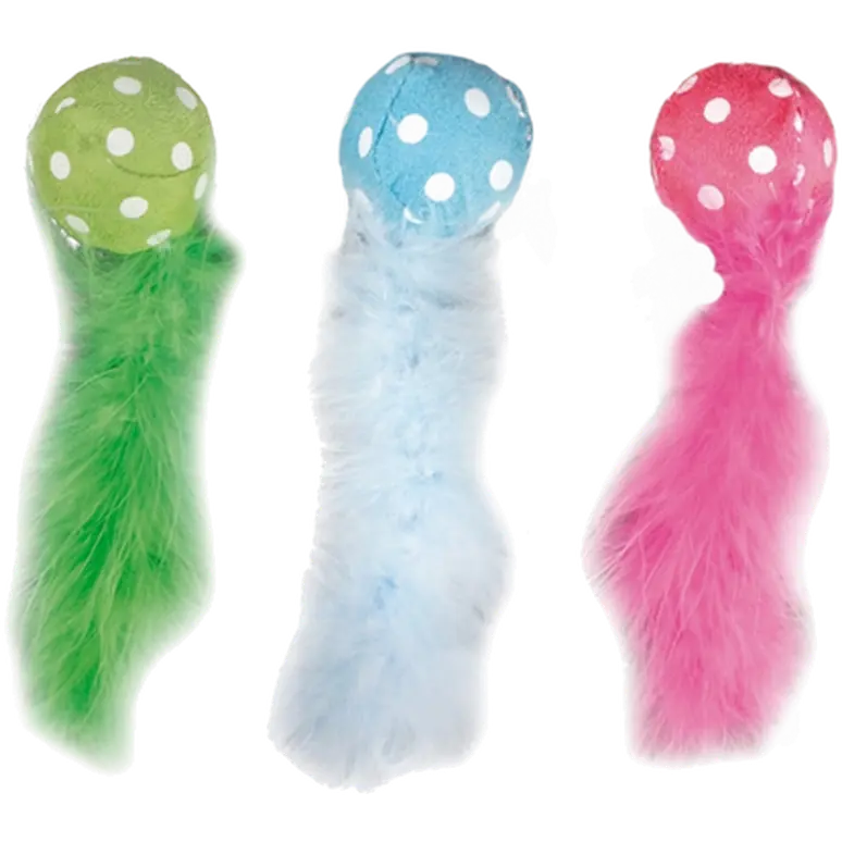 Polka Feather Ball