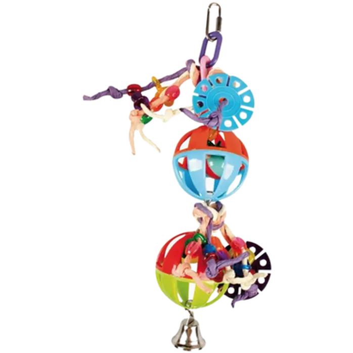 Parakeet Toy Ball with Strings