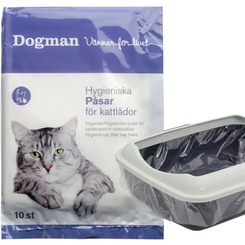 Påsar för Kattlådor