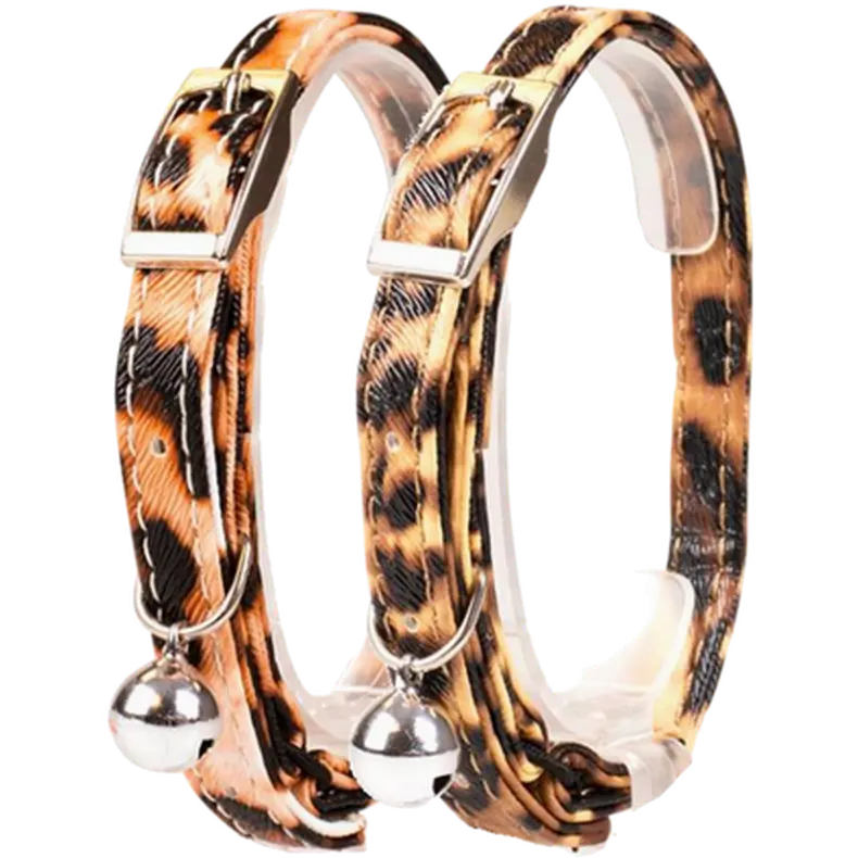 Cat Collar Leopard - Adjustable Nylon