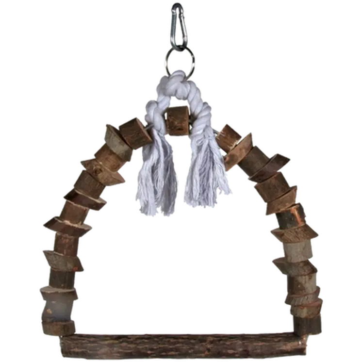 Natural Living Arch Swing Wood & Rope