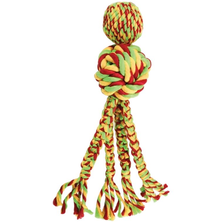 Wubba Weaves w/Rope Dog Toy