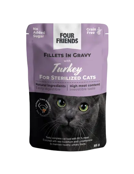 Cat Sterilized Turkey in Gravy Pouch