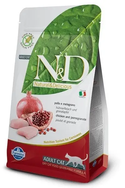 Cat N&D Grain Free Chicken & Pomegranate Adult 5 kg