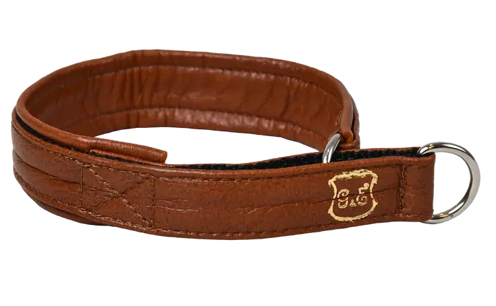 Halsband HS Halvstryp Skinn Cognac