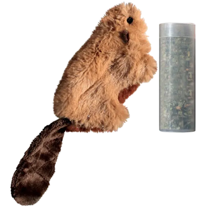 Refillable Catnip Beaver Cat Toy