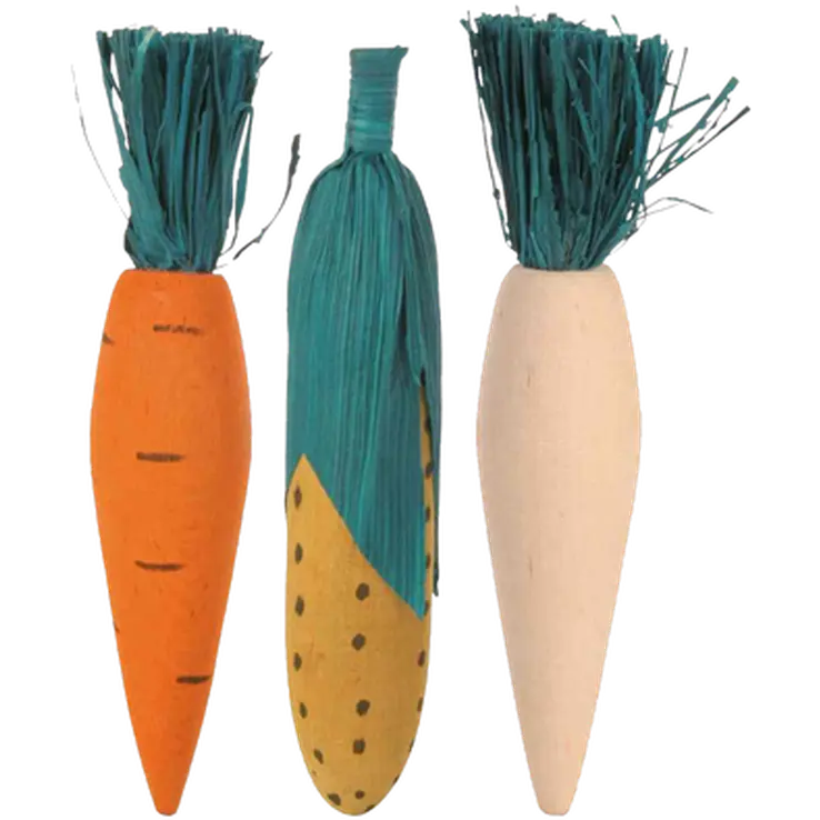 Nibbling Wood Set with Straw