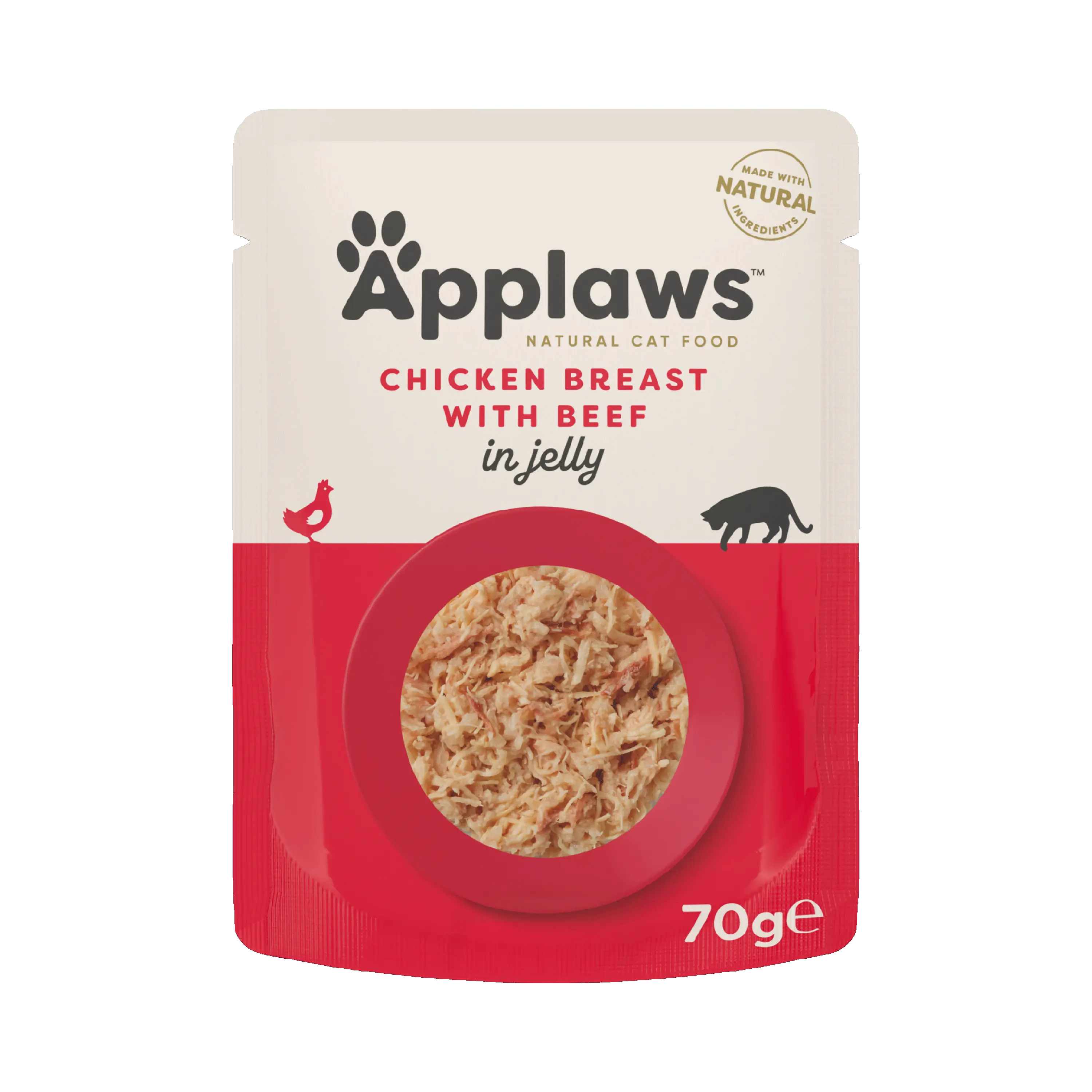 Cat Pouch Chicken + Beef Gelé