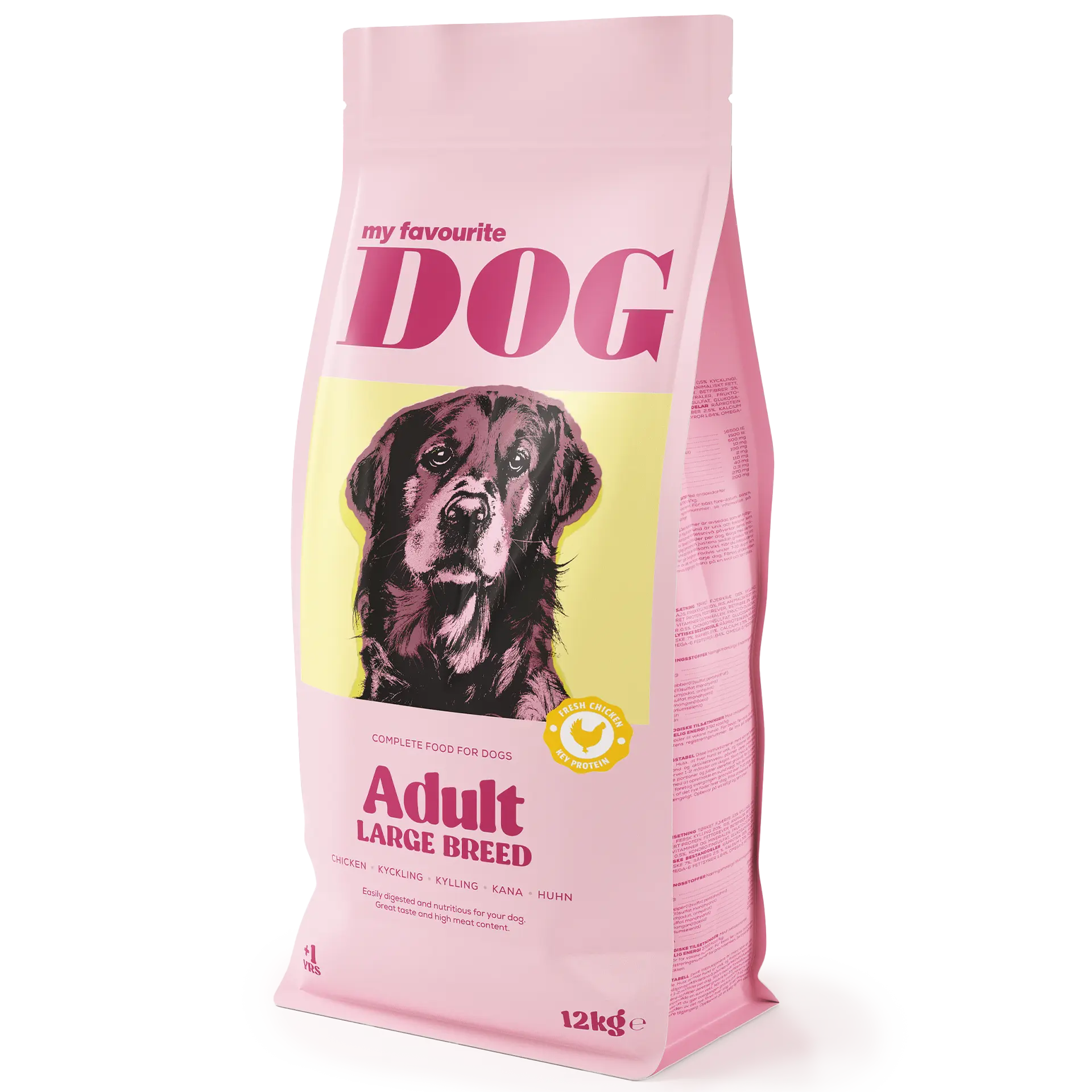 Large Breed Dog Chicken