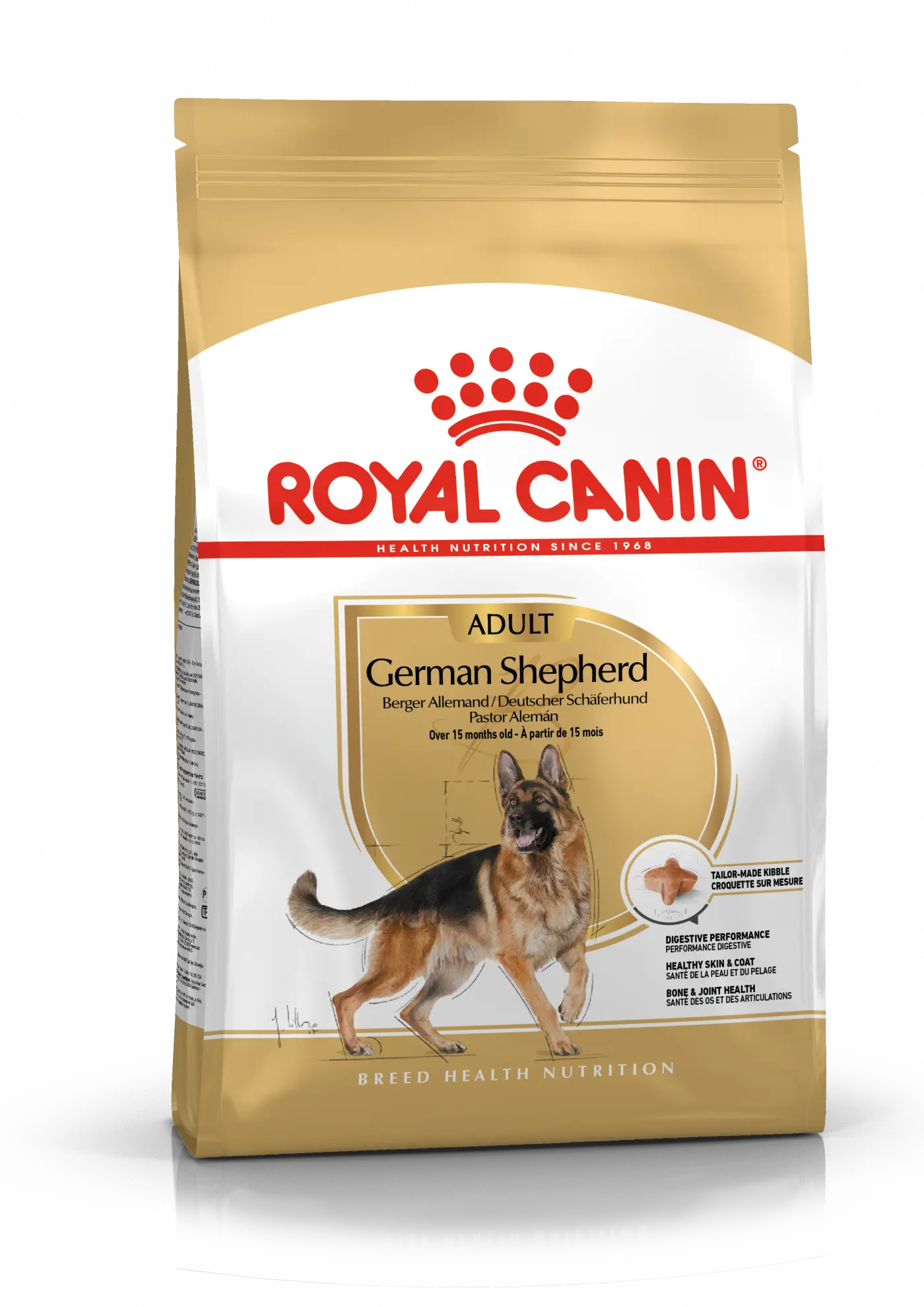 German Shepherd Adult Torrfoder för hund