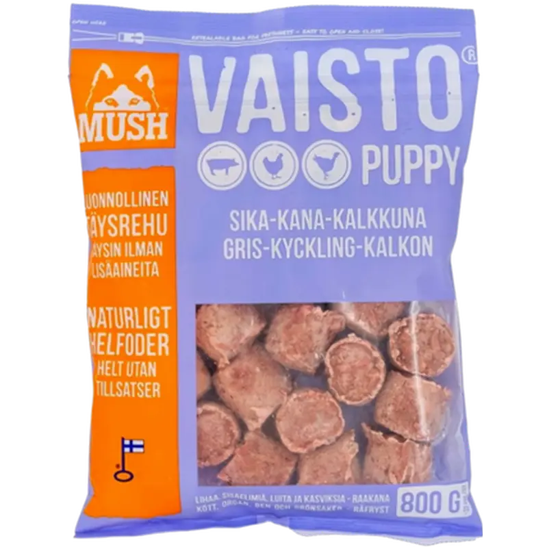 Vaisto Puppy Ljuslila Gris-Kalkon-Kyckling