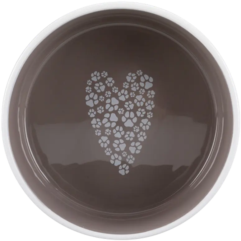 Pet's Home Ceramic Bowl Cream/Taupe