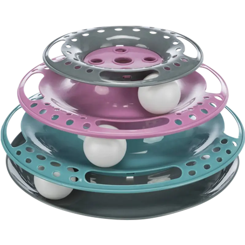 Cat Circle Tower Plastic