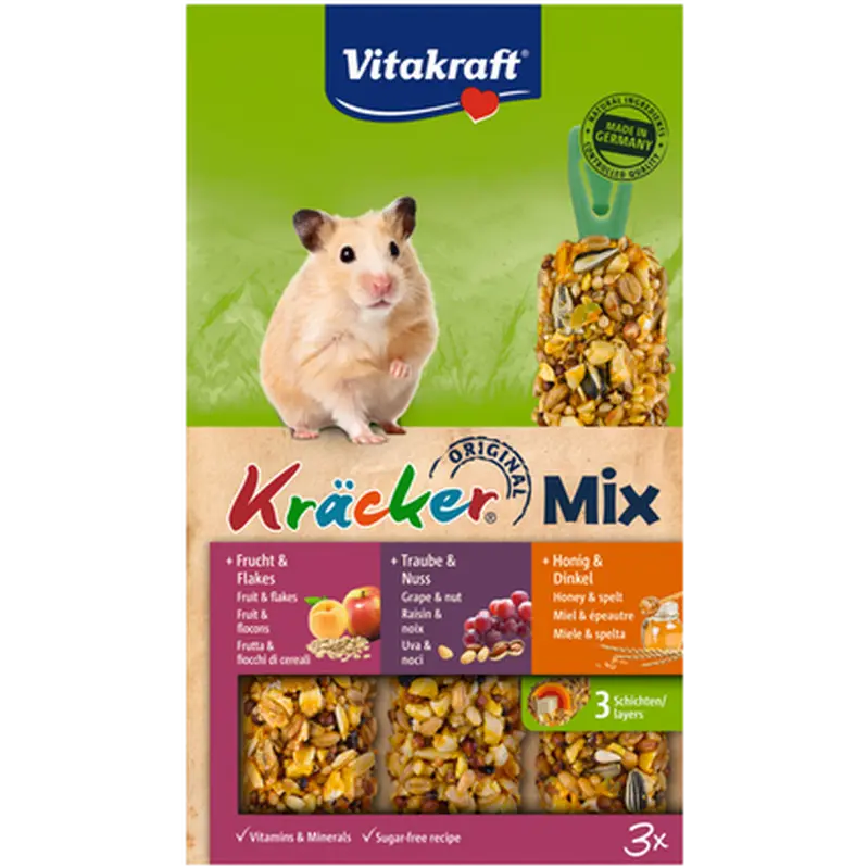Kräcker Hamster Honung/Nöt/Frukt