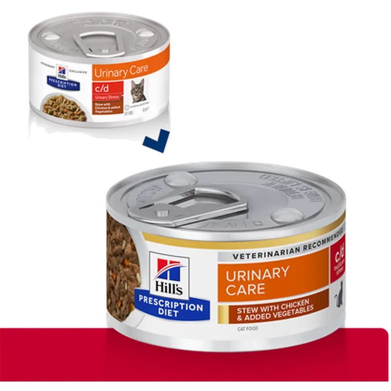 c/d Urinary Care Multicare Stress Stew Canned - Wet Cat Food