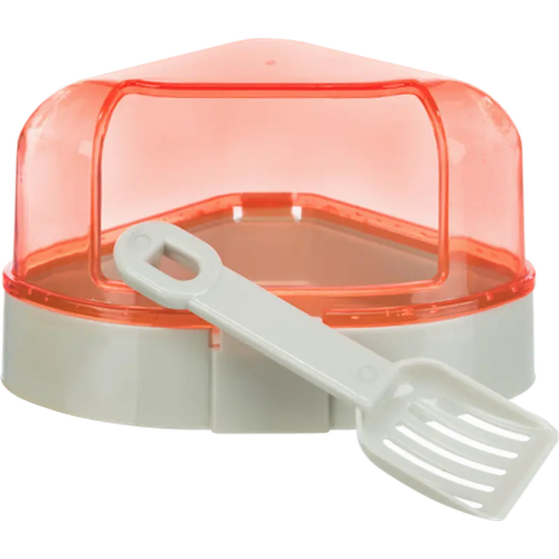 Corner Toilet With Hood