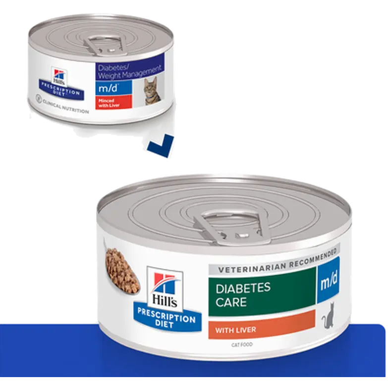 m/d Diabetes/Weight Minced Original Canned - Wet Cat Food