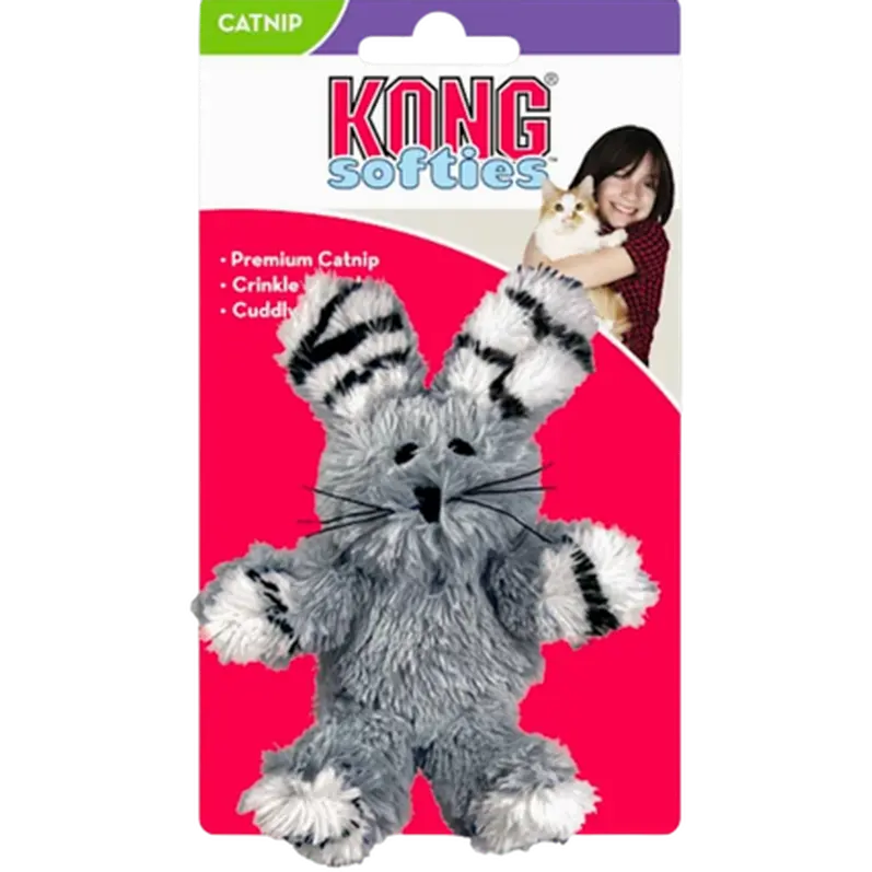 Softies Fuzzy Bunny Cat Toy