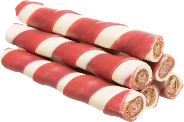 Chewing roll with duck filling