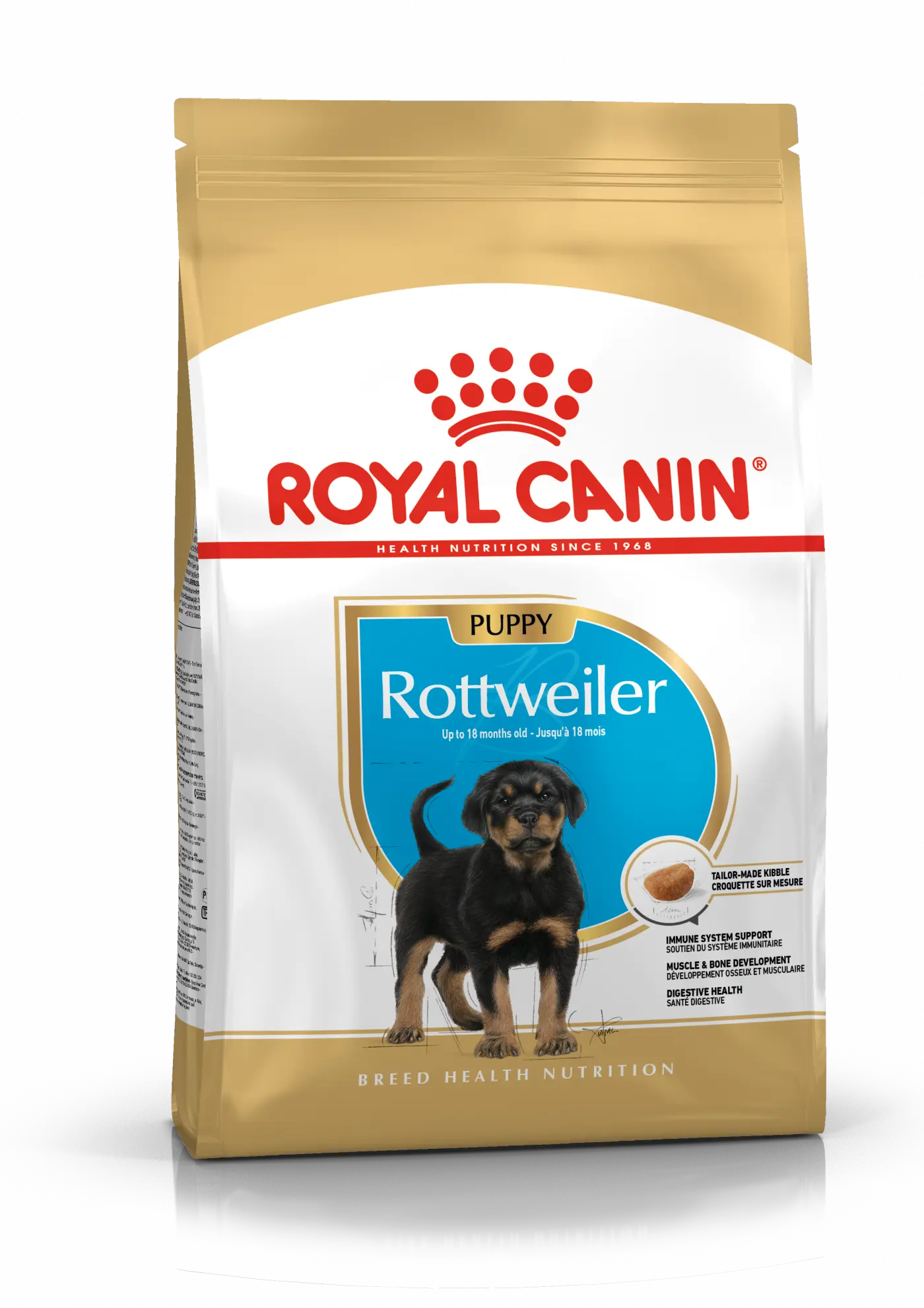 Rottweiler Puppy Torrfoder för hundvalp