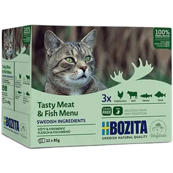 Pouch Multibox Meat & Fish in Jelly