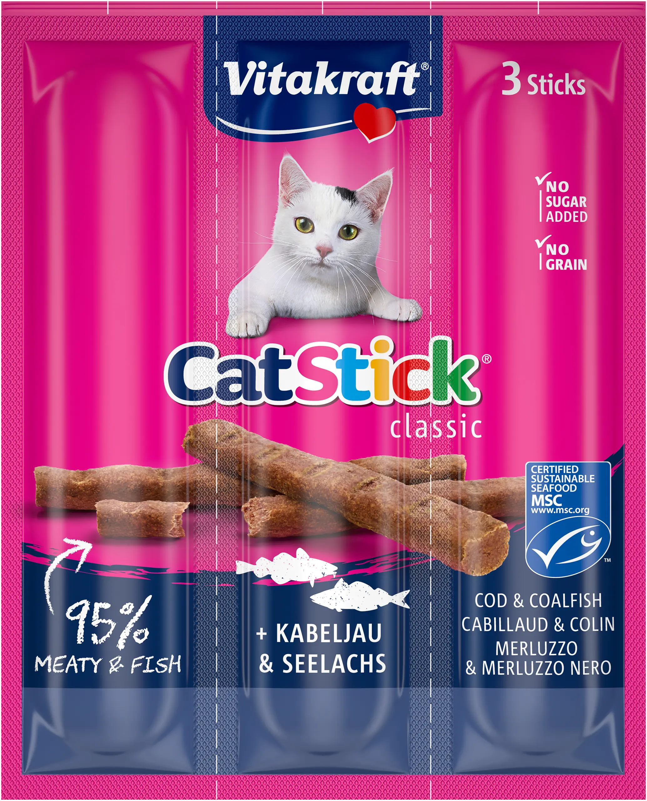 CatSticks Mini Torsk/Tonfisk 6 g x 3 st