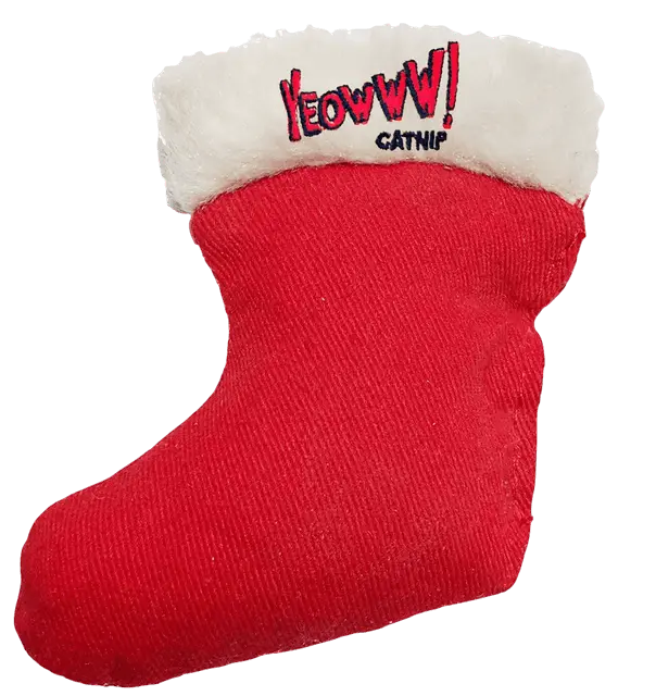 Catnip Cat Toy Christmas Stocking