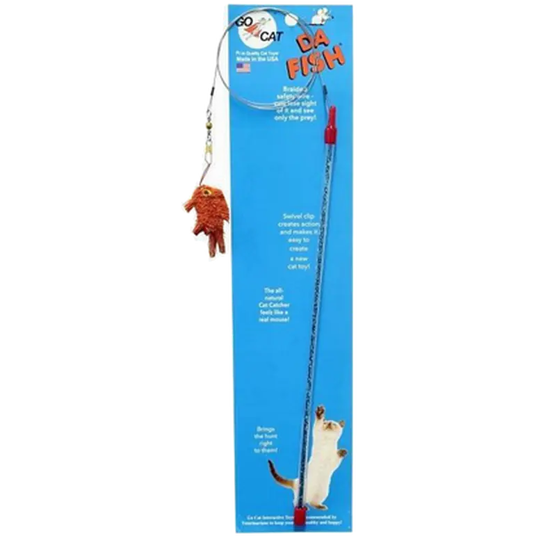 Da Bird™ Da Fish Cat Toy Kattspö