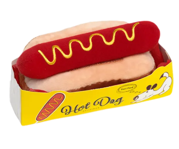 Hundleksak Korv med Bröd