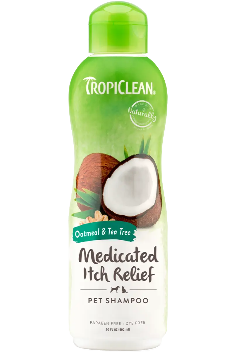 Oatmeal & Tea Tree Medicated Itch Relief Shampoo for Pets