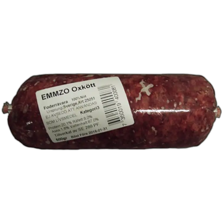 Spannmålsfritt Helfoder Oxkött