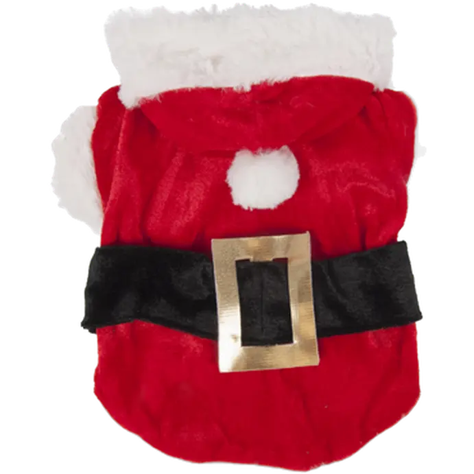 Dog Coat Santa Costume