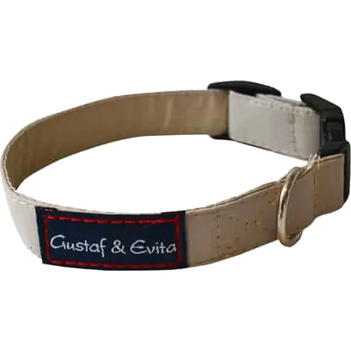 Hundhalsband SNK  -Ställbart Khaki