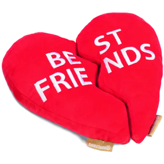 Plush Dog Toy Heart Best Friends