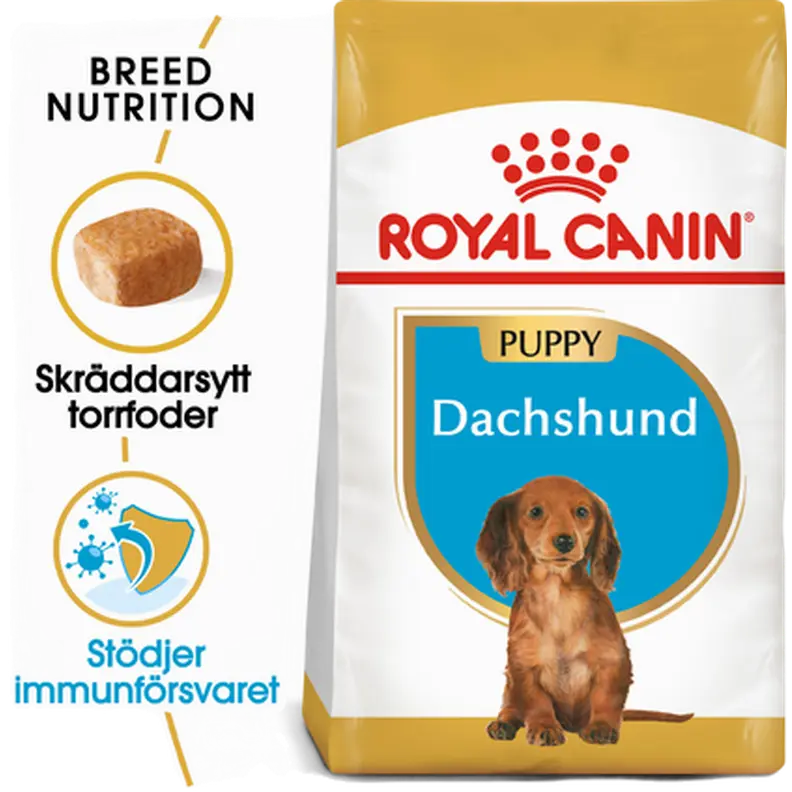 Dachshund Puppy Torrfoder för hundvalp