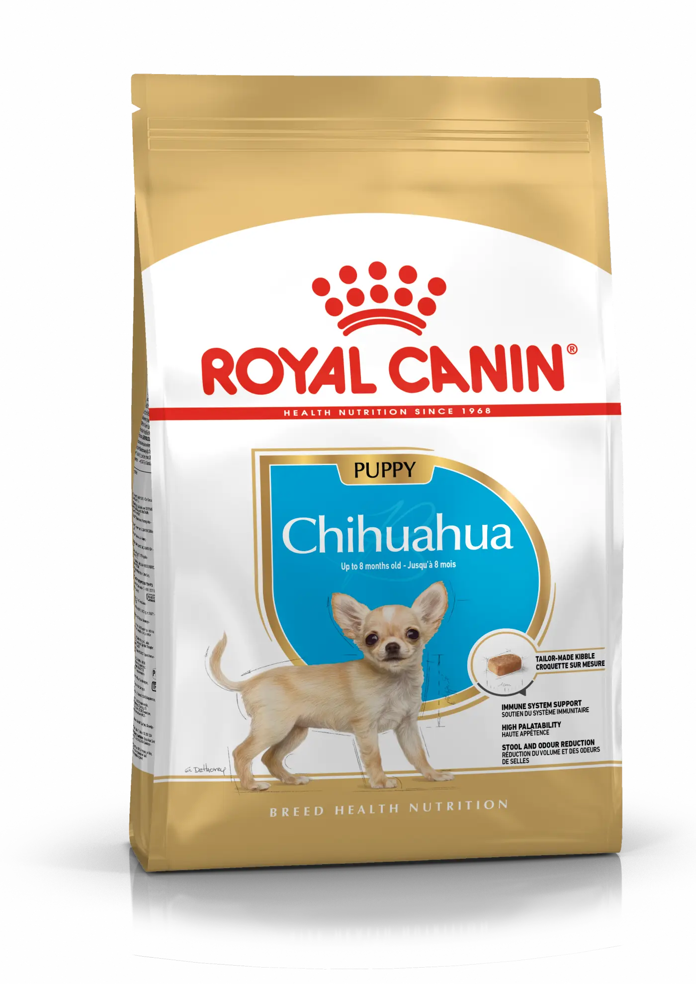 Chihuahua Puppy Torrfoder för hundvalp