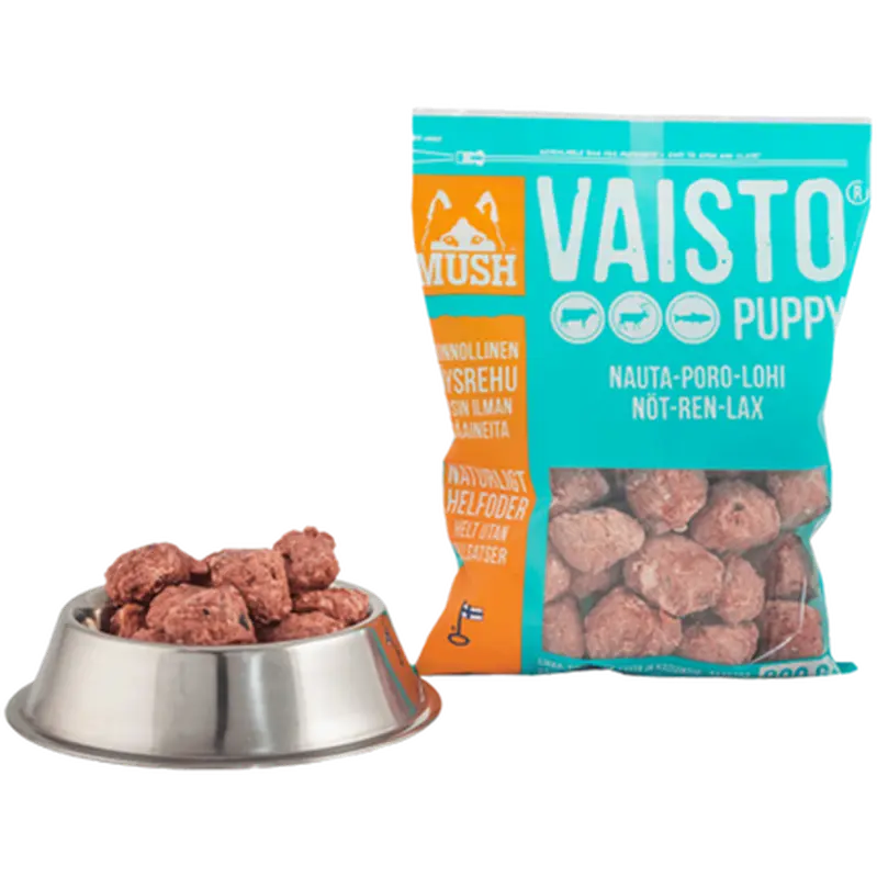 Vaisto Puppy Isblå Nöt-Ren-Lax