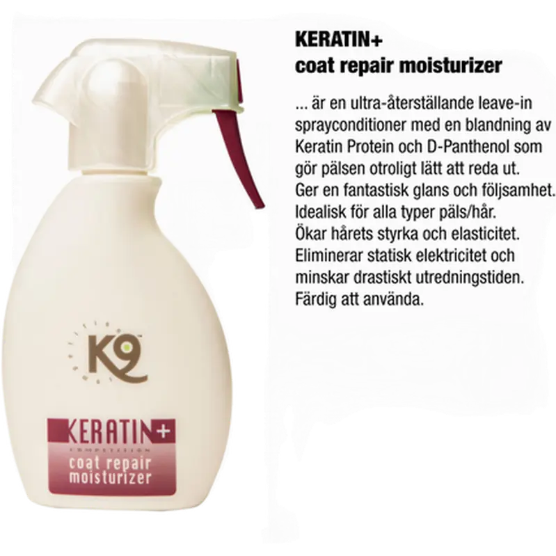 Keratin+ Coat Repair Moisturizer Leave In Spray Ultra-Restoring
