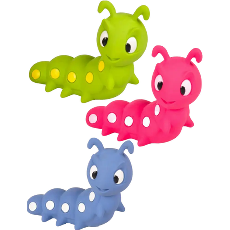 Dog Toy Latex Caterpillar